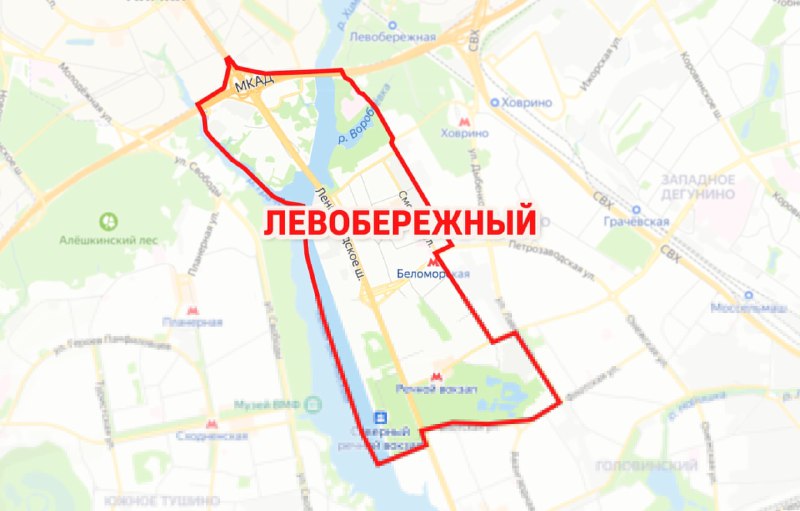 Парк левобережный карта