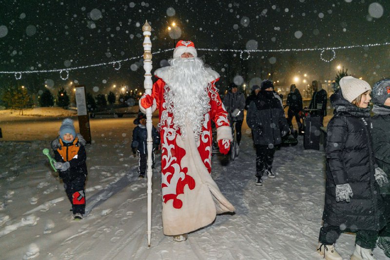 День рождения Деда Мороза отпраздновали в Орехово-Зуево