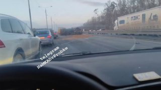 ДТП в Подольске — лопнуло колесо 15.03.2023
