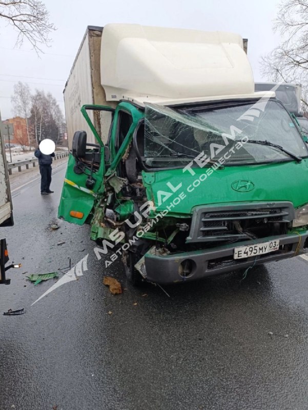 ДТП в Бронницах — пострадал грузовик 16.03.2023