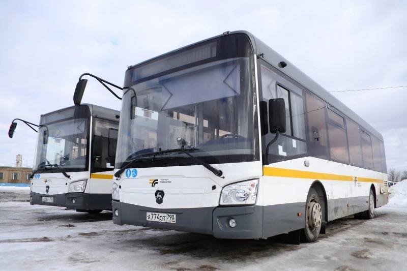 Новые автобусы прибыли в Воскресенск