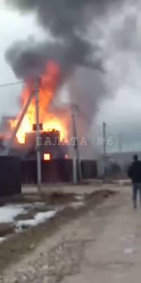 Пожар в Чехове — сгорел дом 27.03.2023