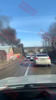 ДТП в Красногорске — загорелся автомобиль 20.03.2023