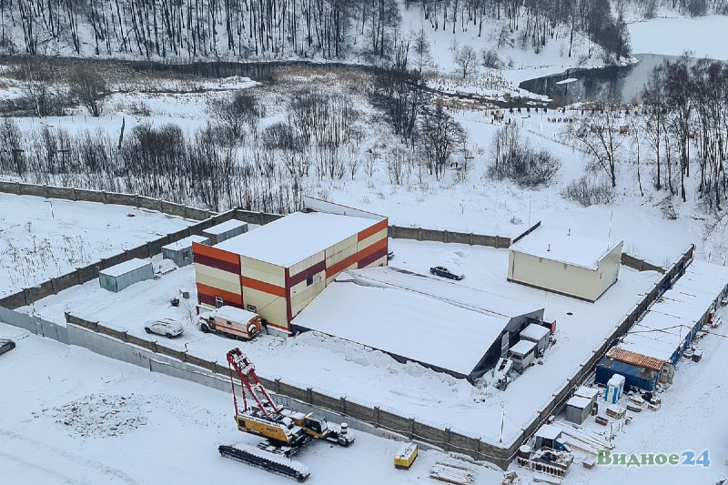 Строительство КНС завершается в Видном