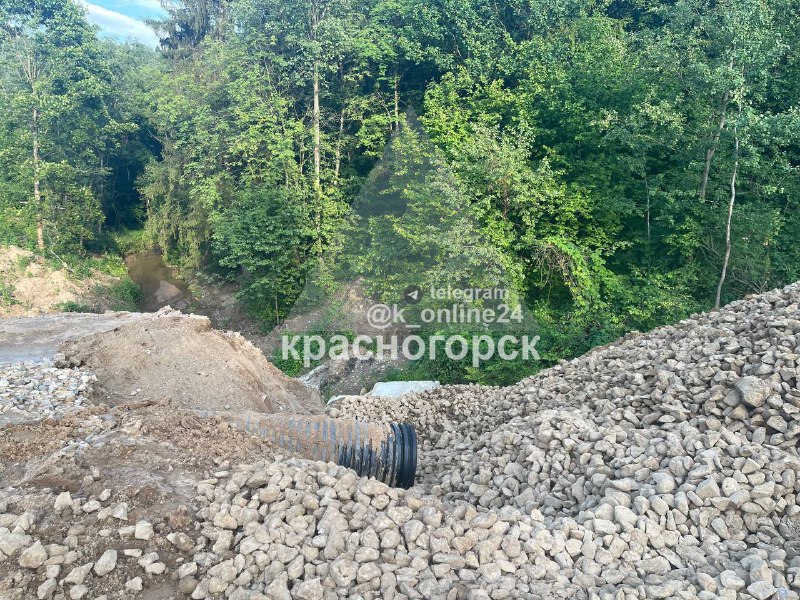 Строительство дороги заброшено в Красногорске