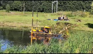 Очистку пруда проводят в Наро-Фоминске
