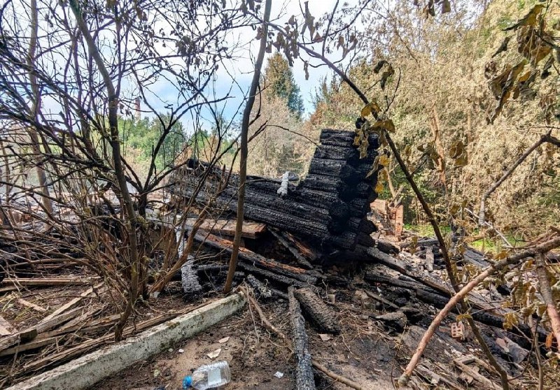 Пожар в Кашире — сгорела последняя помещичья усадьба