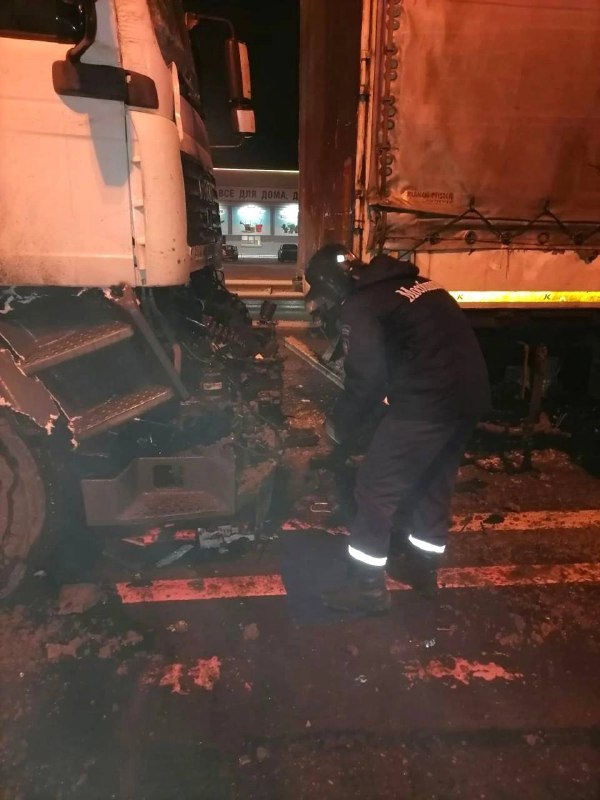 ДТП в Луховицах — три грузовика столкнулись 24.11.2023