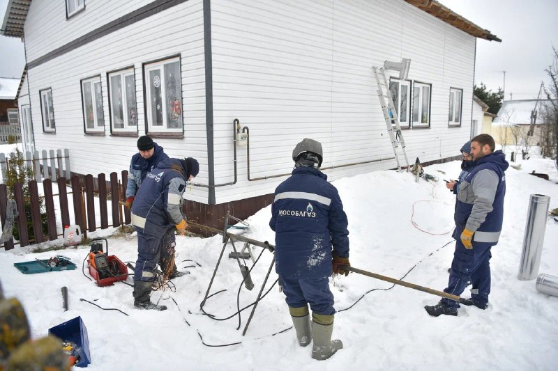 300 домов подключили к газу в Зарайске