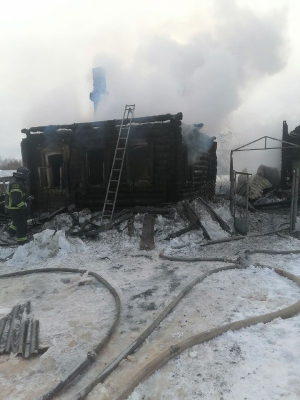 Пожар в Дмитрове — погиб человек 19.02.2024