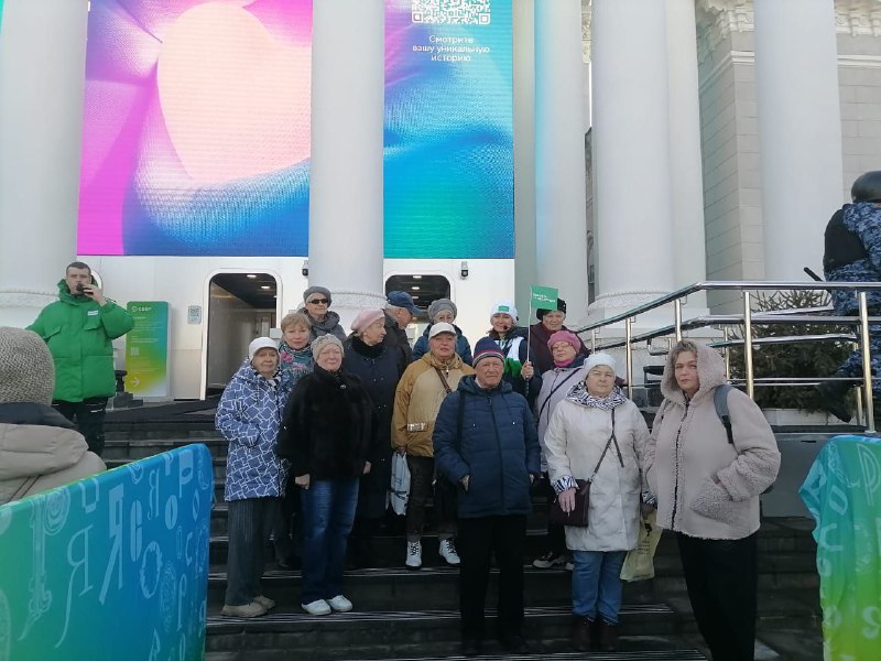 Выставку-форум «Россия» посетили долголеты Жуковского