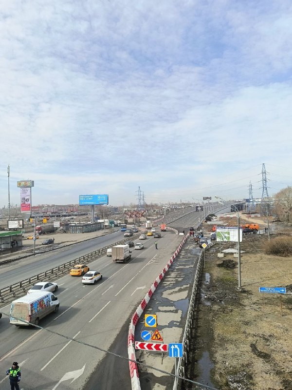 Эстакада в химках