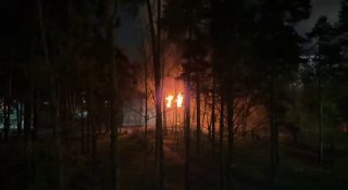 Пожар в Дмитрове — горел дом 25.04.2024