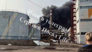 Пожар в Сергиевом Посаде — на заводе Электроизолит 01.04.2024
