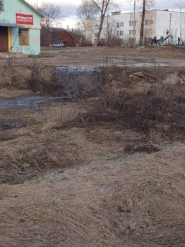 Авария в Можайске — разлив канализации 15.04.2024
