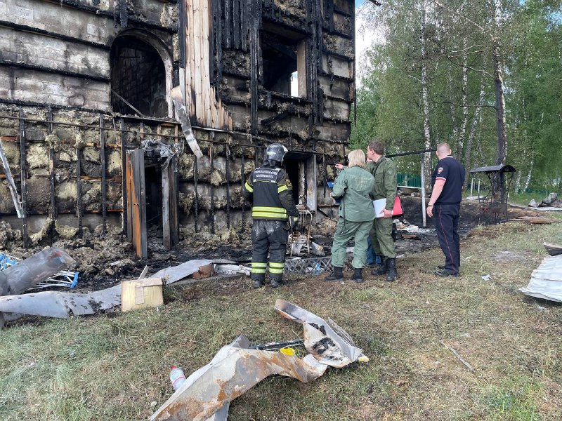 Пожар в Чехове — погибли двое детей 29.05.2024