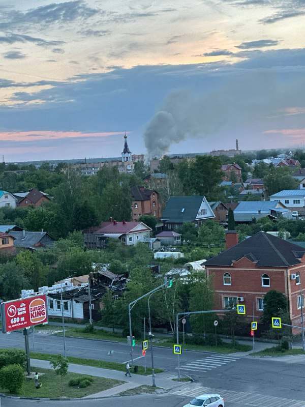 Пожар в Егорьевске — в ресторане «Шварцкайзер» 30.05.2024