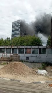 Пожар во Фрязино — в здании НИИ «Платан» 24.06.2024